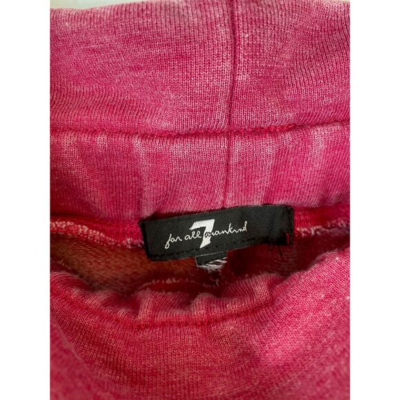 7 For All Mankind pink ankle cropped jogger Pants - Picture 9 of 9